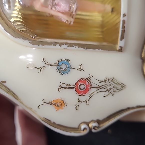 Rensie German dancing ballerina grandfather style musical mantle clock - Picture 11 of 12